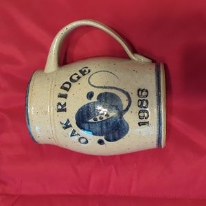 Vintage 1986 Oak Ridge Pottery Stoneware Mug